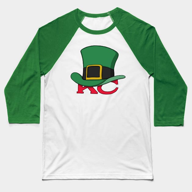 Kansas City Chiefs Happy St Patrick's Day Baseball T-Shirt by mia_me